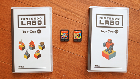 Cartridges? Sorry, the Labo software isn’t available for download.